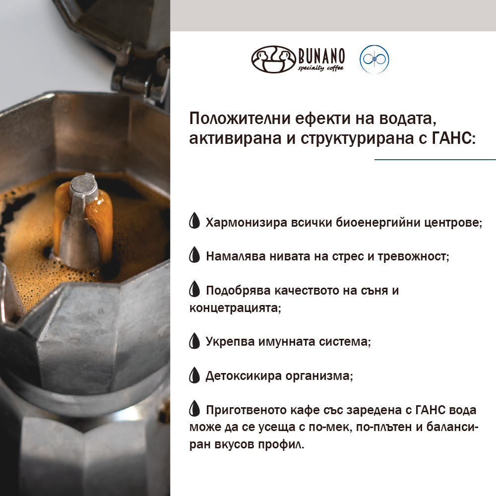 GANS coffee machine sticker